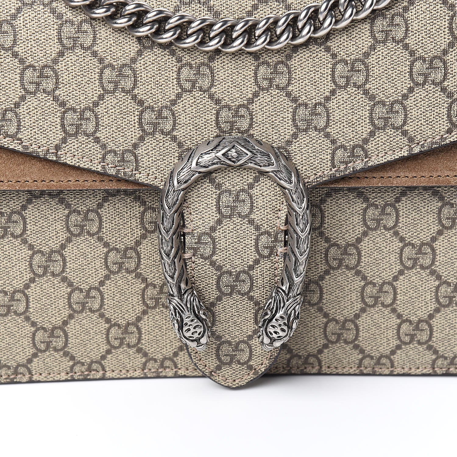 Gucci GG Supreme Monogram Small Dionysus Shoulder Bag Taupe 11 of 11