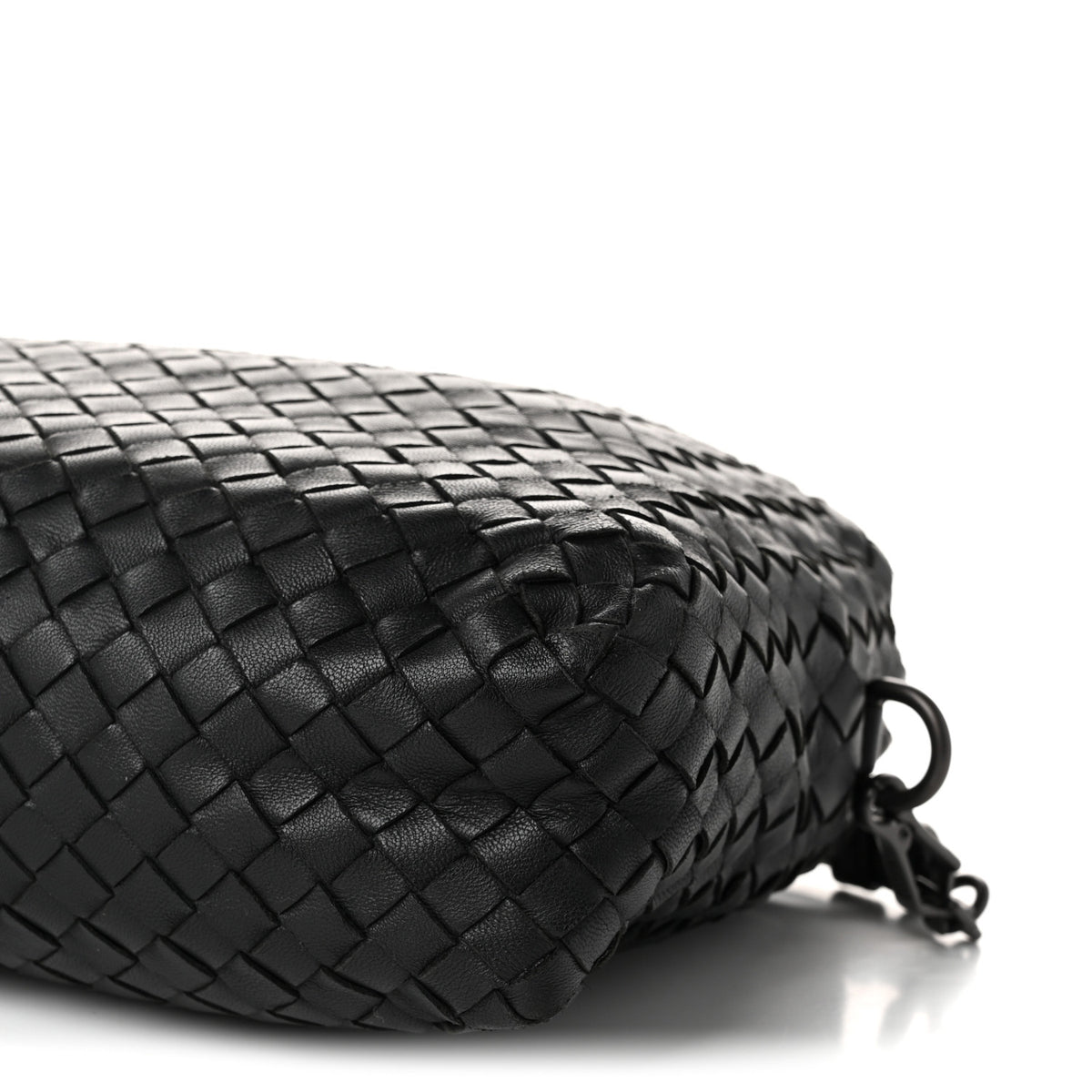 Nappa Intrecciato Crossbody Messenger Black