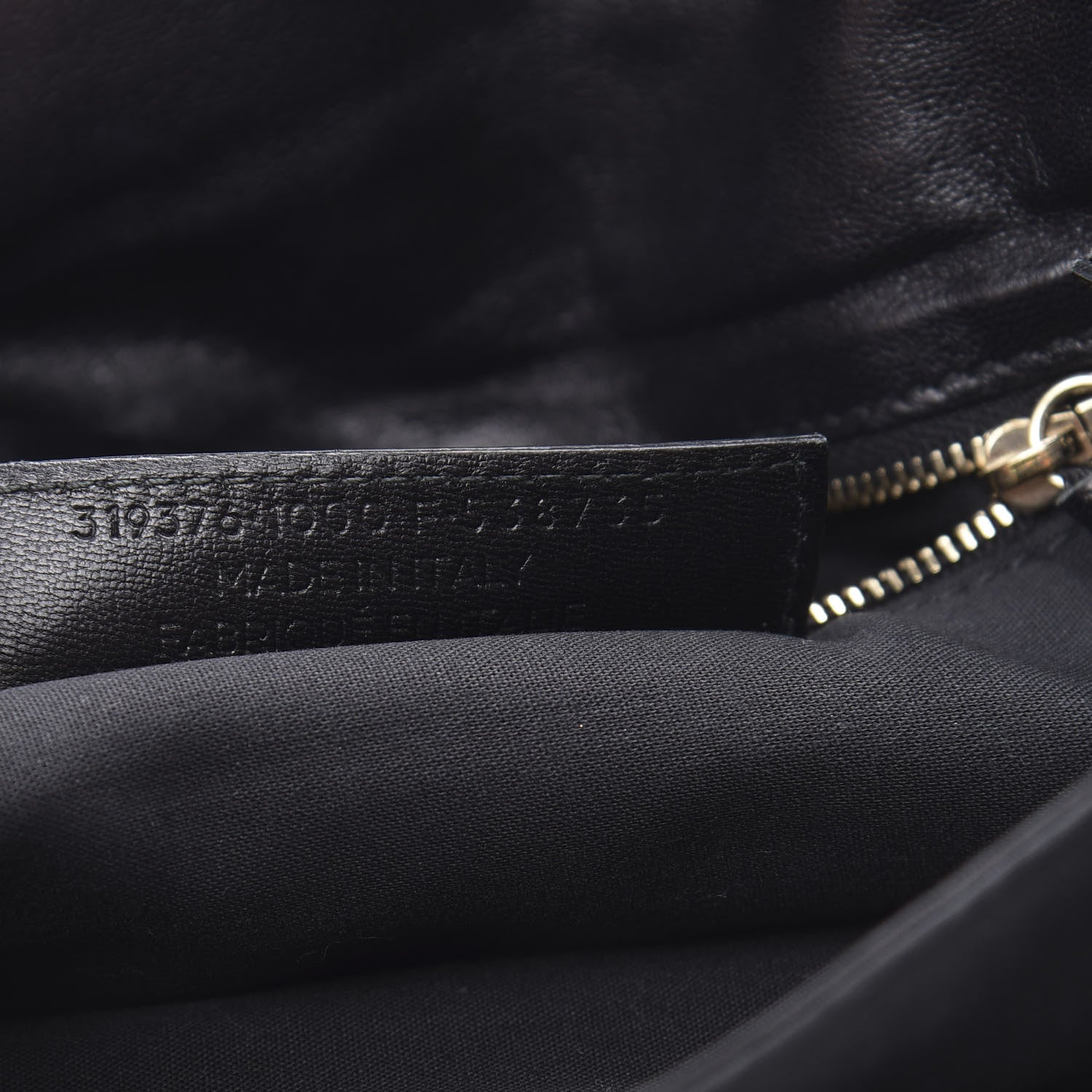 Balenciaga Chevre Gold Metallic Edge Hardware Envelope Clutch Black 7 of 10