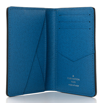 Louis Vuitton Damier Graphite Giant Pocket Organizer Blue 5 of 9