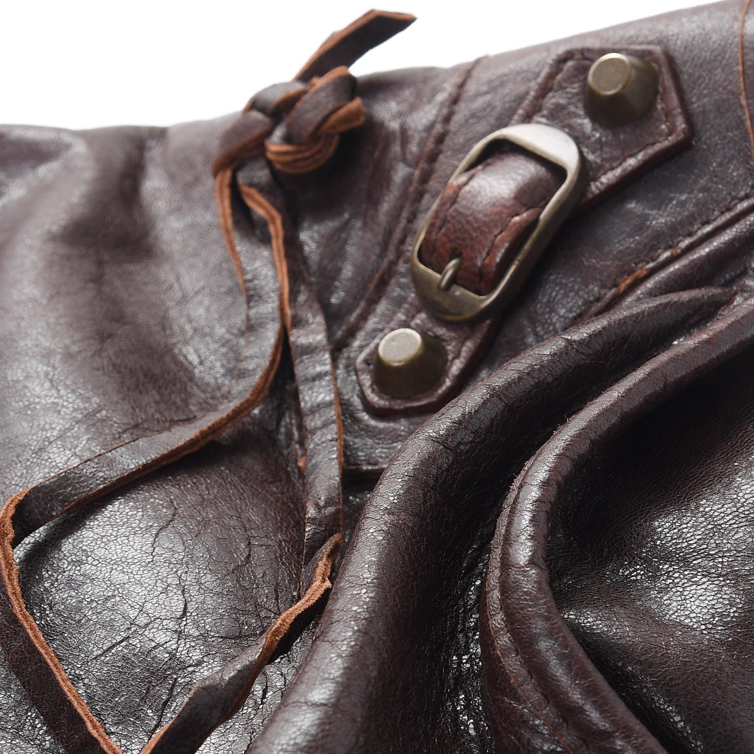 Balenciaga Chevre Classic Hardware City Chocolate 9 of 15