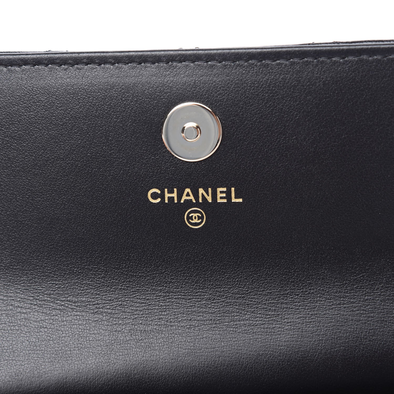 Chanel Calfskin Quilted Maxi Pearls Clutch With Chain Black 8 of 11