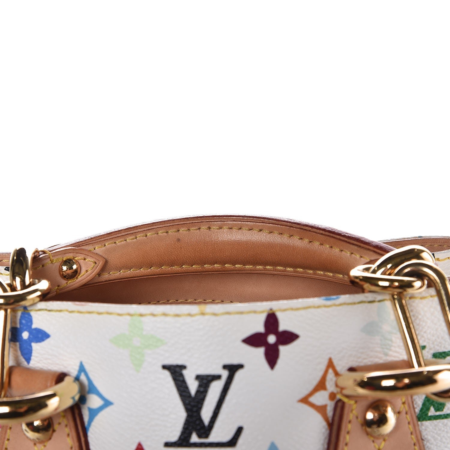 Louis Vuitton Monogram Multicolor Audra White 11 of 12