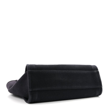 Chanel Mixed Fibers Small Deauville Tote Black 5 of 11