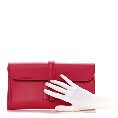 Hermes Swift Jige Elan 29 Clutch Framboise Rouge Sellier 2 of 11