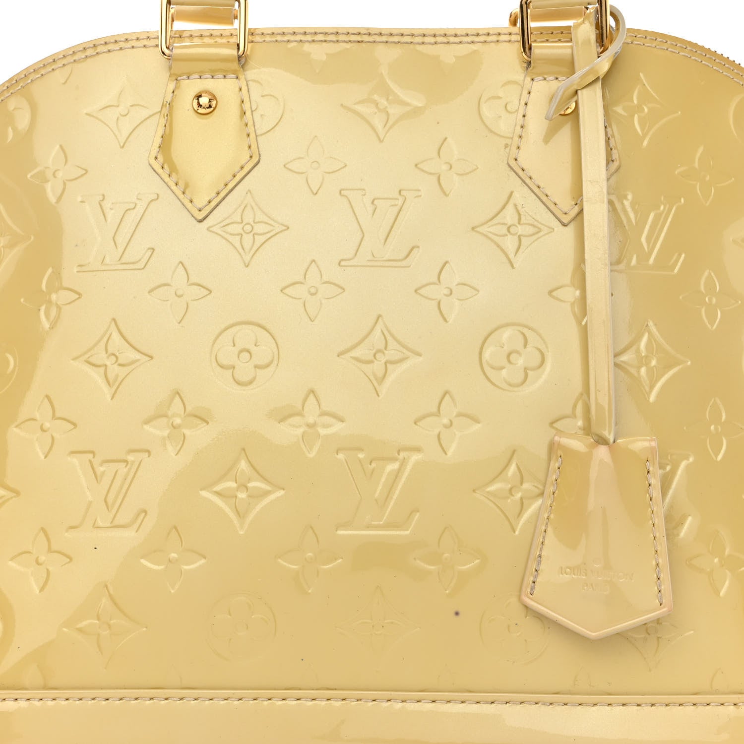 Louis Vuitton Vernis Alma PM Citrine 7 of 12