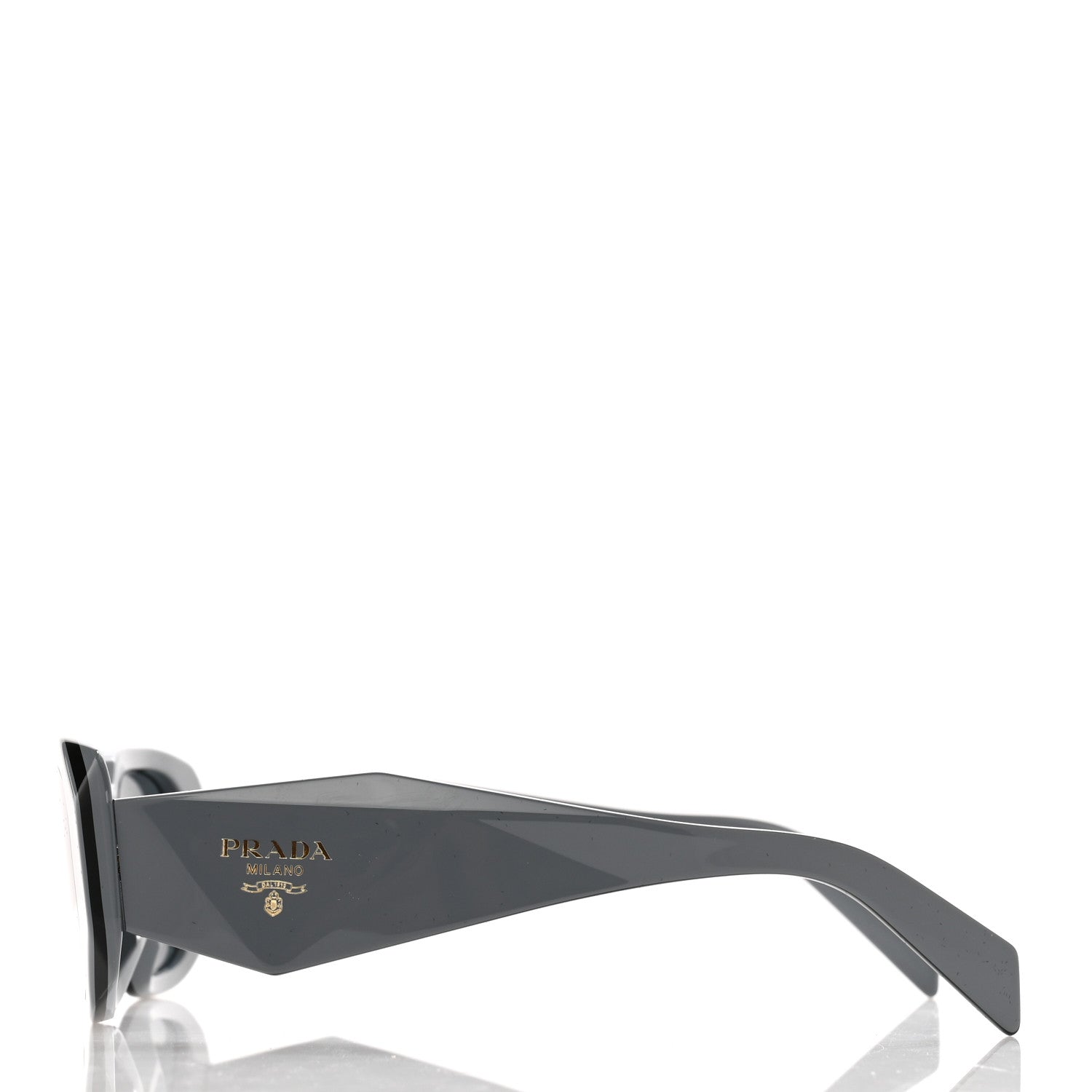 Prada Acetate Symbole Sunglasses SPR 17W Dark Grey 3 of 6