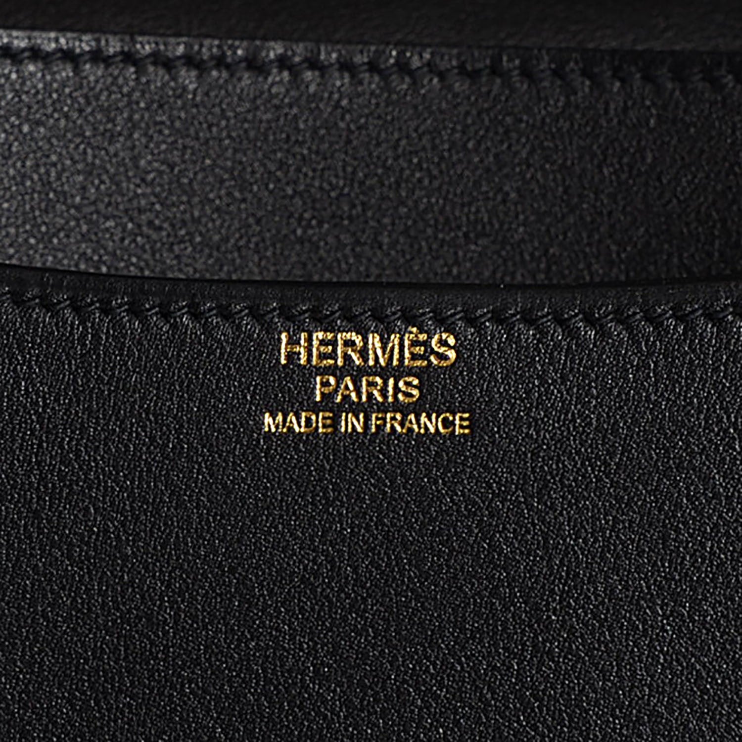 Hermes Veau Sombrero Constance 24 Black 7 of 15