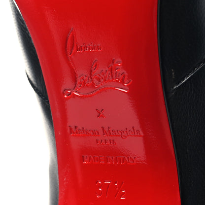 Christian Louboutin X MAISON MARGIELA Nappa Xrismarteen 100 Knee High Boots 37.5 Black 6 of 7