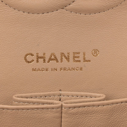 Chanel Caviar Quilted Medium Double Flap Beige 6 of 11