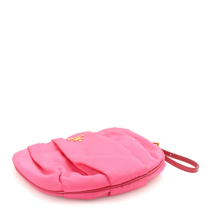 Prada Tessuto Nylon Wristlet Clutch Fuxia 4 of 6
