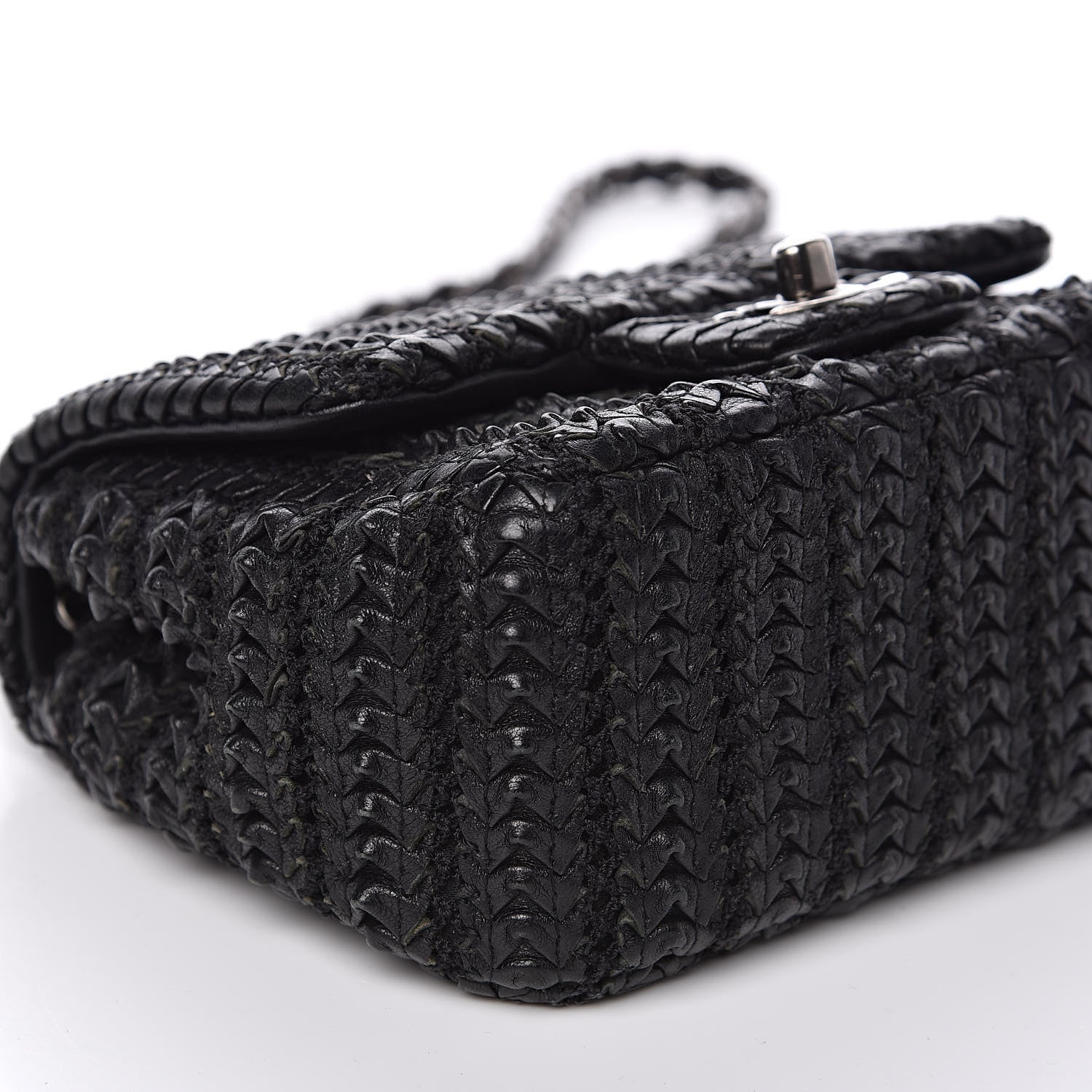 Chanel Lambskin Embroidered Mini Flap Black 9 of 12