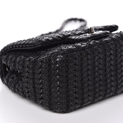 Chanel Lambskin Embroidered Mini Flap Black 9 of 12