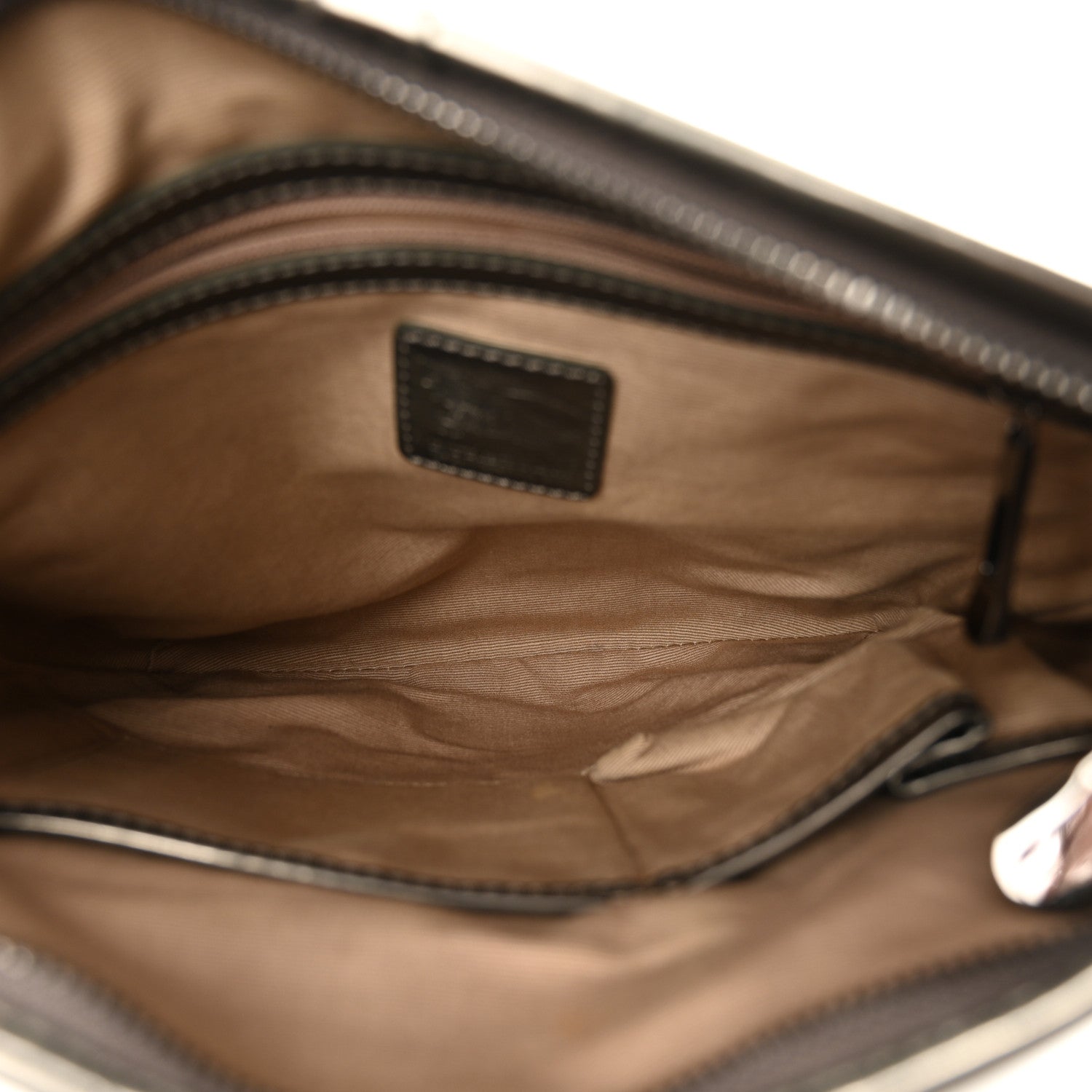 Burberry Patent Nova Check Dryden Crossbody Bag Pewter 5 of 11