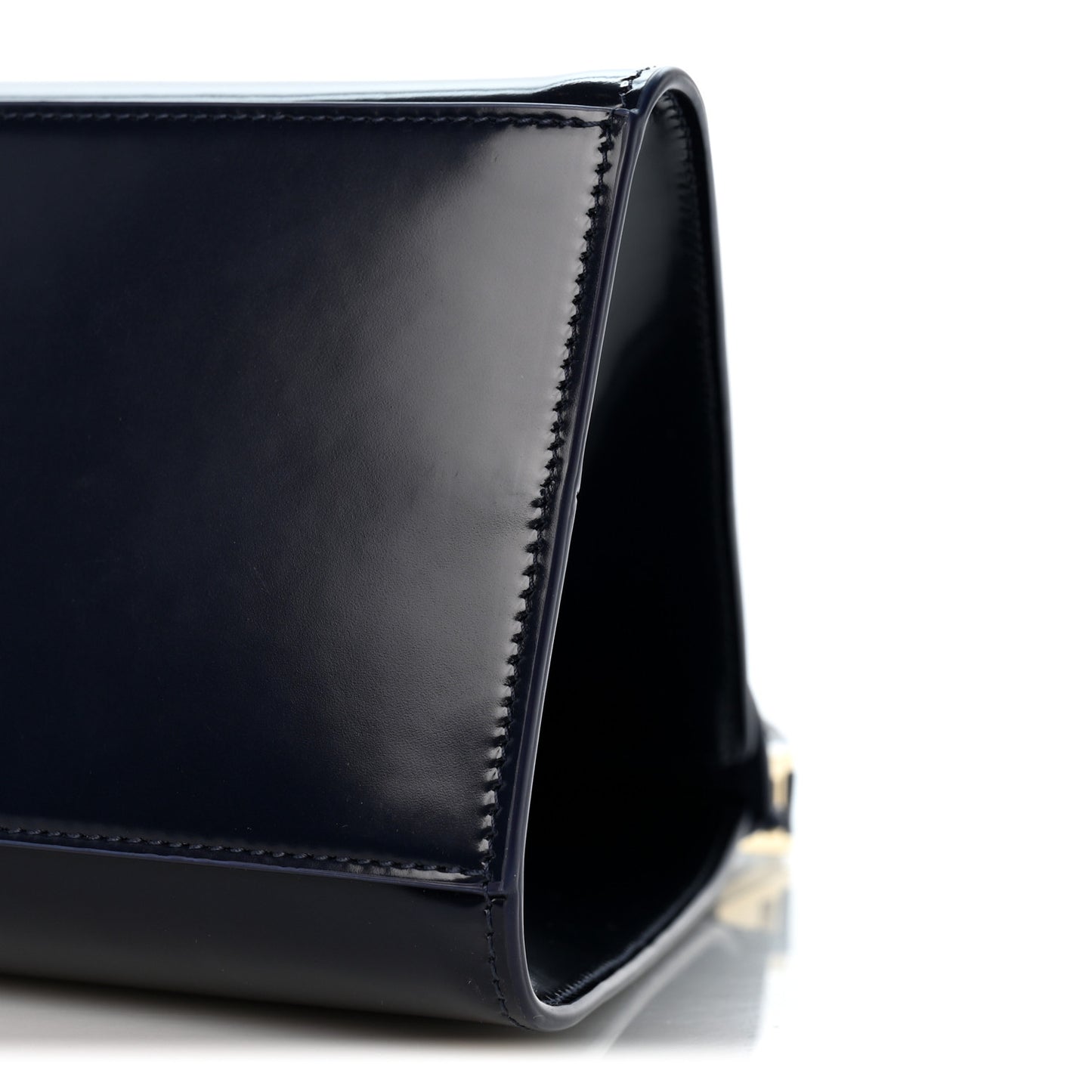 Brushed Calfskin Medium Prisma Shoulder Bag Midnight