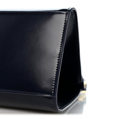 Salvatore Ferragamo Brushed Calfskin Medium Prisma Shoulder Bag Midnight 10 of 12