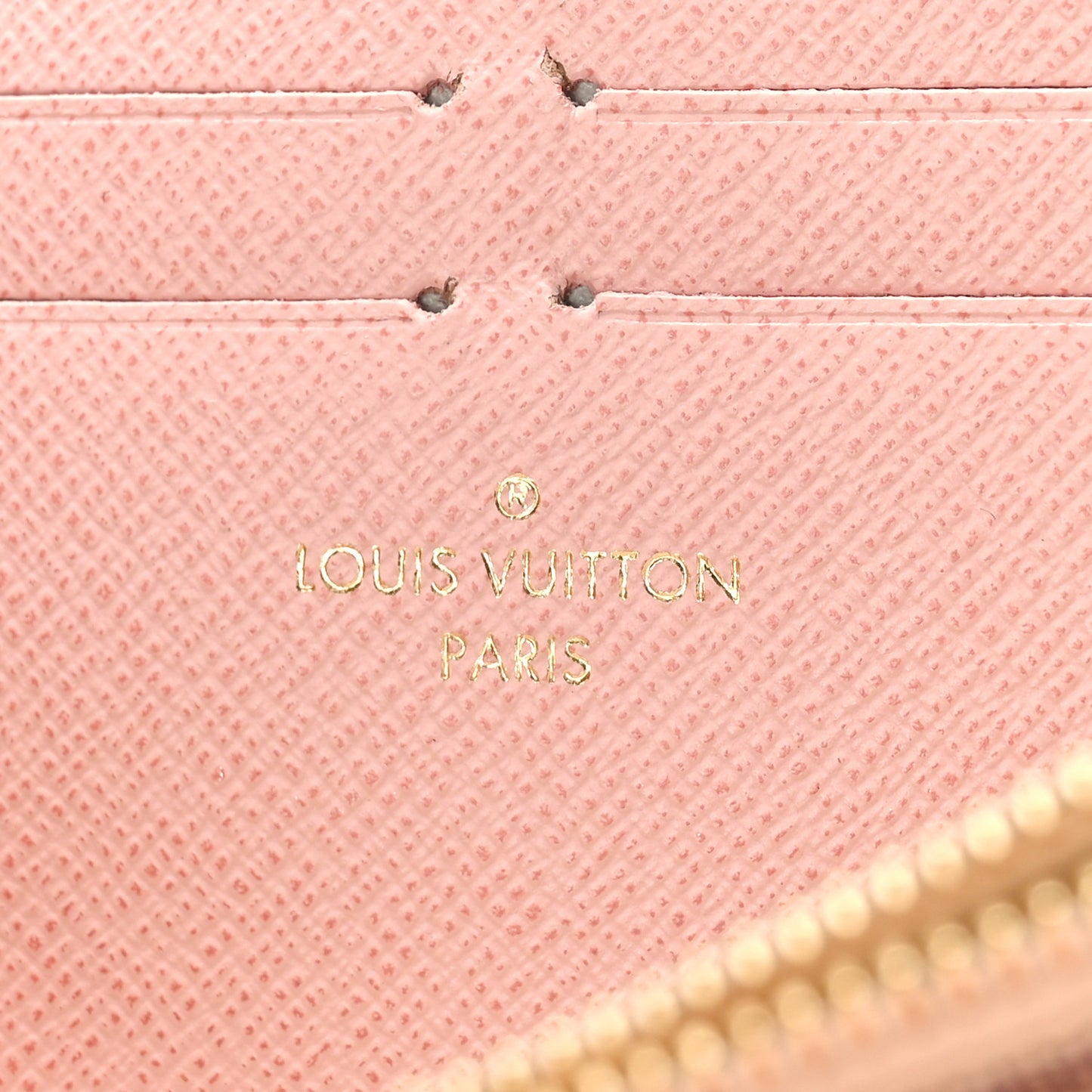Damier Azur Clemence Wallet Rose Ballerine