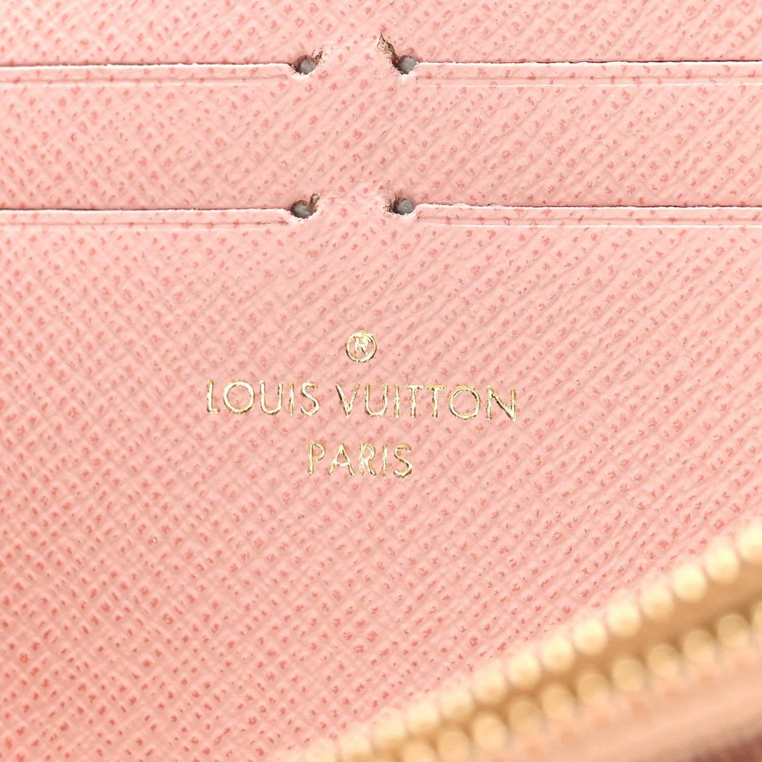 Louis Vuitton Damier Azur Clemence Wallet Rose Ballerine 6 of 8