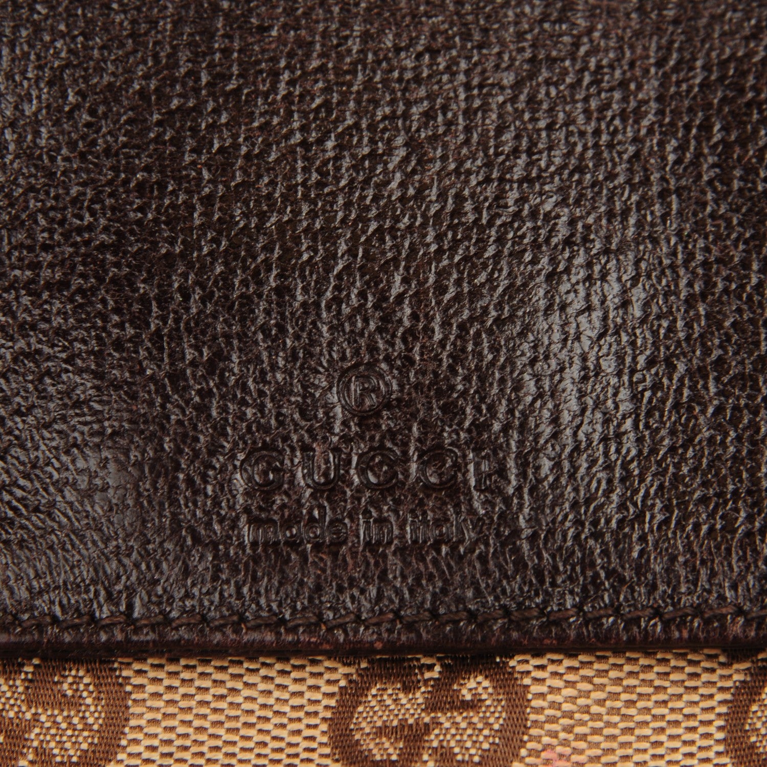 Gucci GG Monogram Web Double Pocket Belt Bag Dark Brown 5 of 8