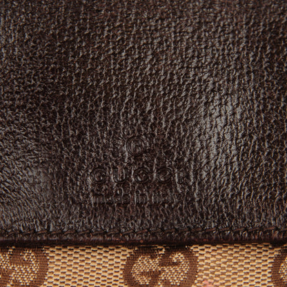 Gucci GG Monogram Web Double Pocket Belt Bag Dark Brown 5 of 8