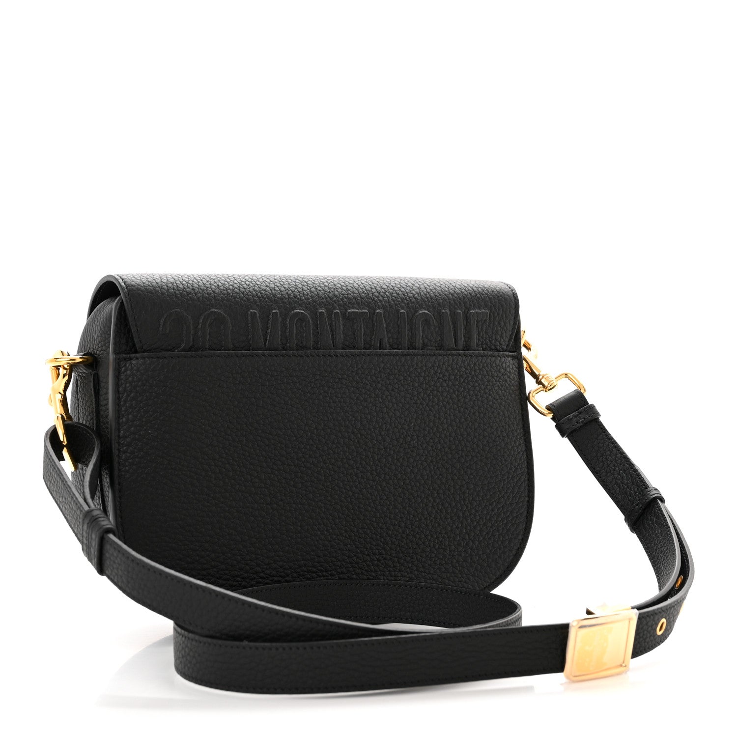 Christian Dior Grained Calfskin Medium Bobby Flap Black 3 of 11