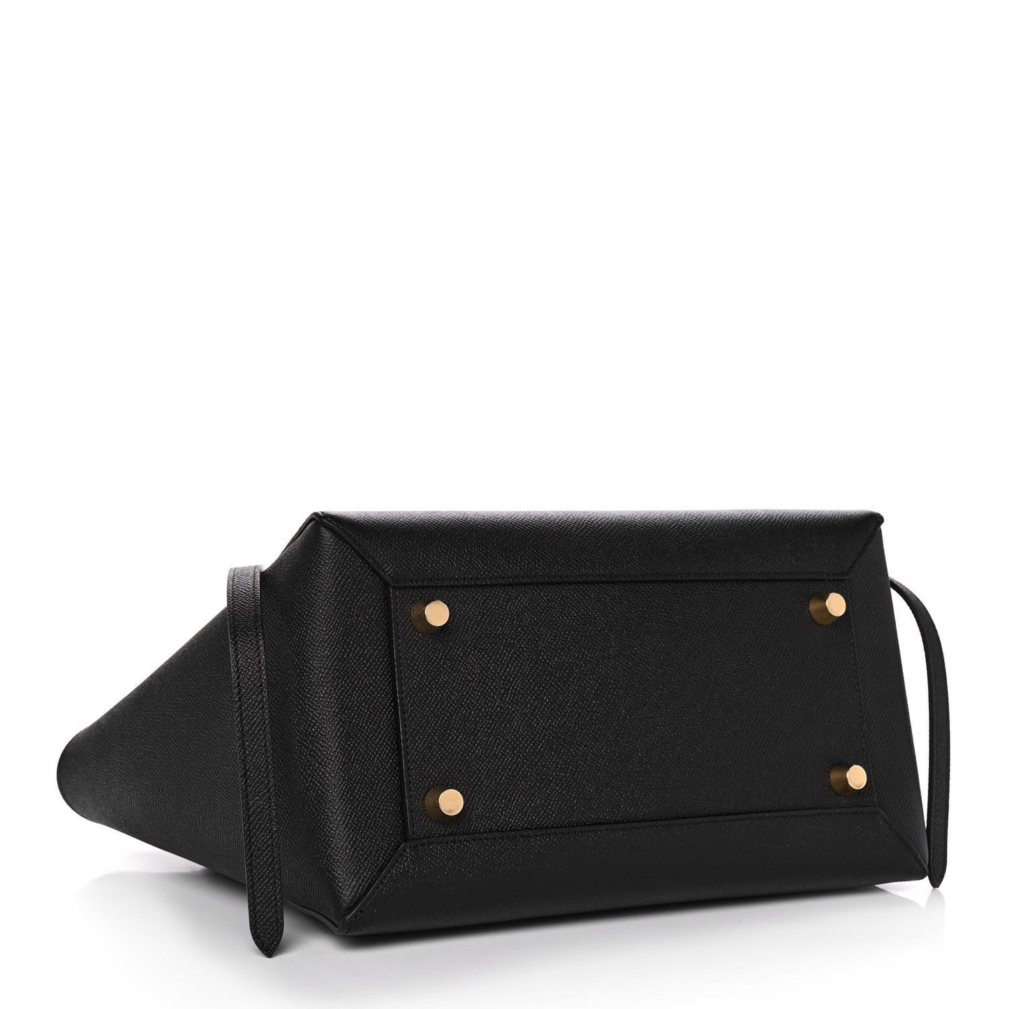 Grained Calfskin Mini Belt Bag Black