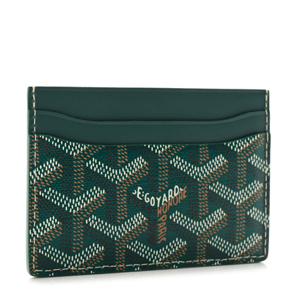 Goyard Goyardine Saint Sulpice Card Holder Green 3 of 8