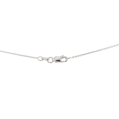 Roberto Coin 18K White Gold Diamond Tiny Treasures Tennis Racket Pendant Necklace 4 of 4
