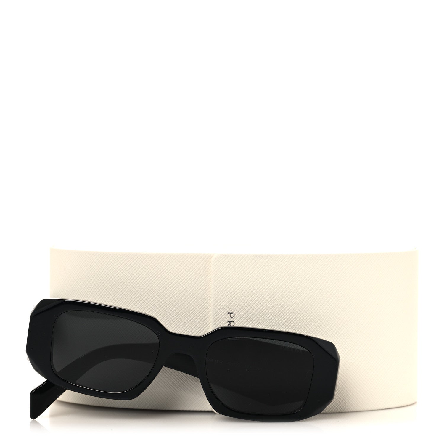 Prada Acetate Symbole Sunglasses SPR 17W Black 7 of 7
