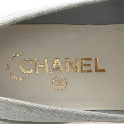 Chanel Denim CC Turnlock Loafers 39 Blue 5 of 10