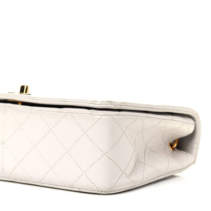 Chanel Lambskin Quilted Small Single Flap White 9 of 9