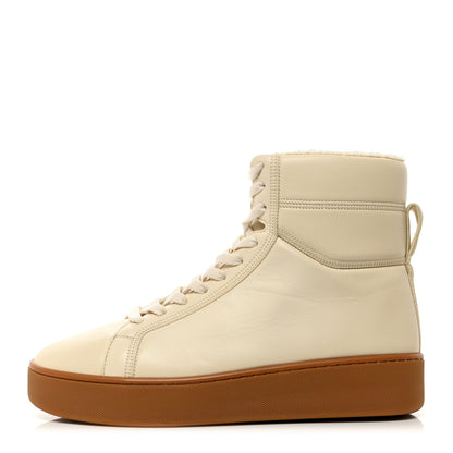 Bottega Veneta Lagoon Nappa The Quilt High Top Sneakers 41 Sea Salt 1 of 8