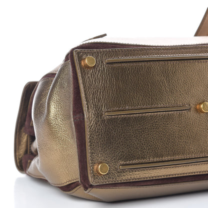 Saint Laurent Calfskin Suede Medium Muse Two Bronze 7 of 8