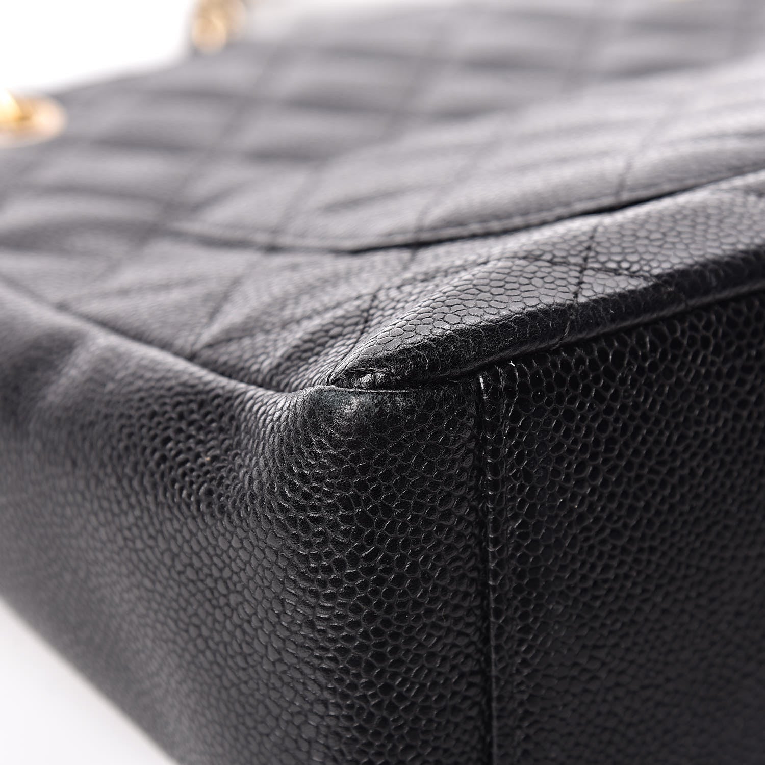 Chanel Caviar Quilted Petit Shopping Tote PST Black 19 of 20