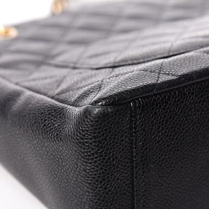Chanel Caviar Quilted Petit Shopping Tote PST Black 19 of 20