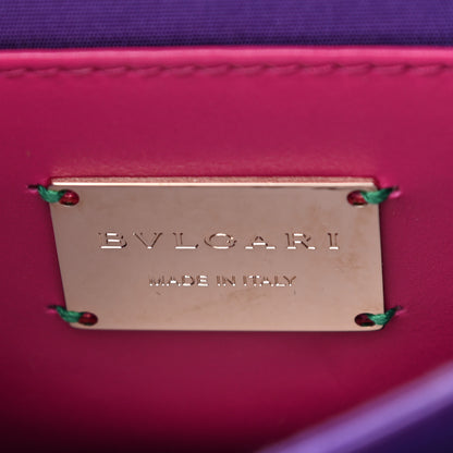 Bulgari Calfskin Galuchat Serpenti Forever Crossbody Pink 8 of 9