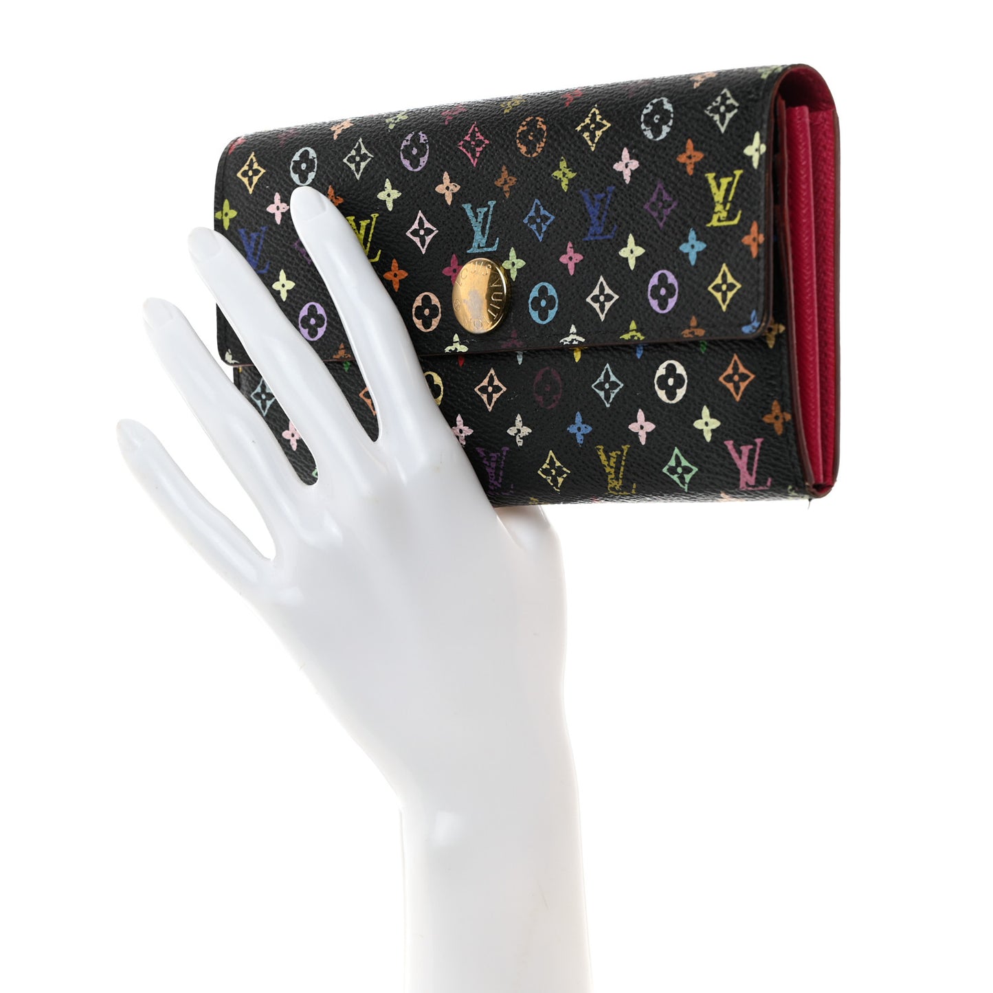Monogram Multicolor Sarah Wallet Black Grenade