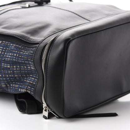 Balenciaga Nylon Calfskin Classic Silver Hardware Traveler Backpack Dark Night 5 of 9