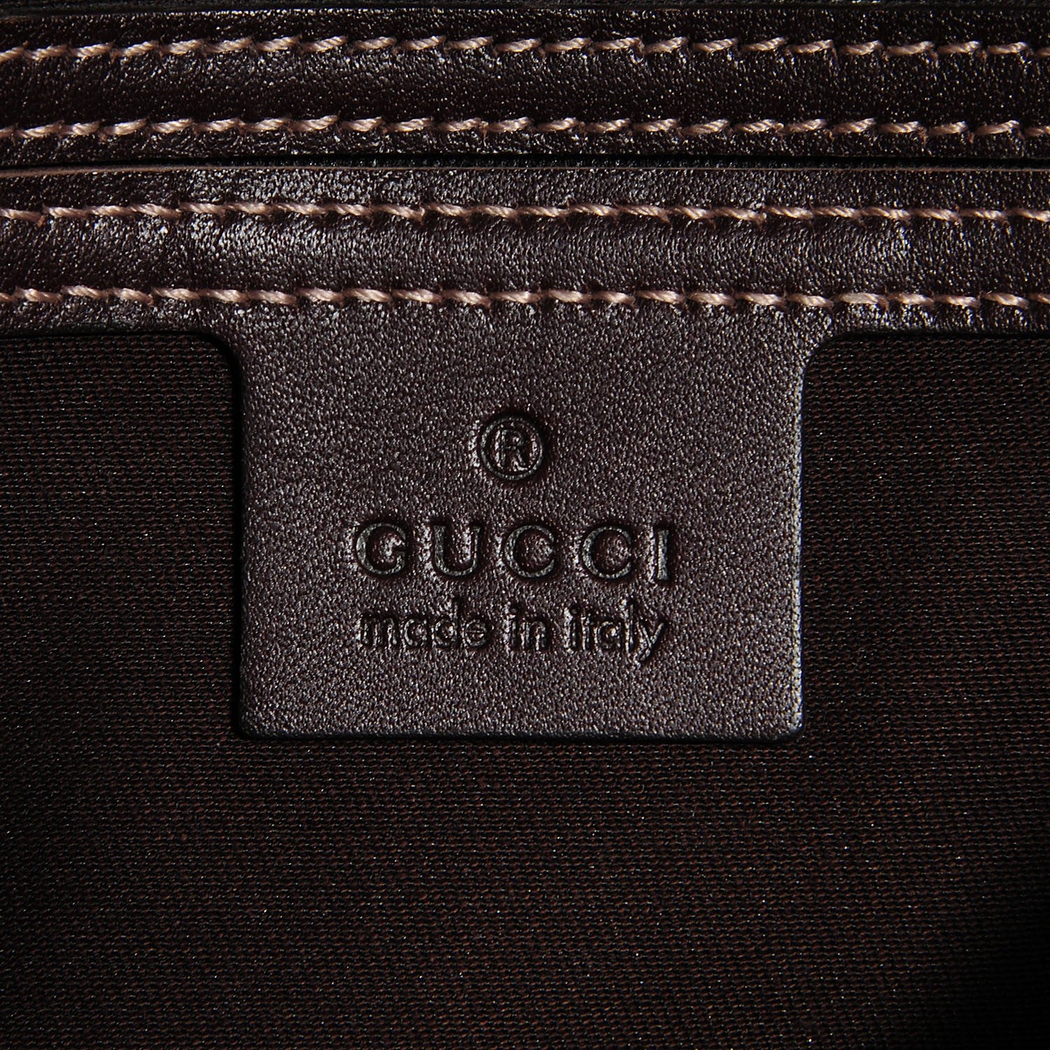 Gucci GG Plus Monogram Medium Double Buckle Flap Messenger Bag Beige Dark Brown 6 of 7