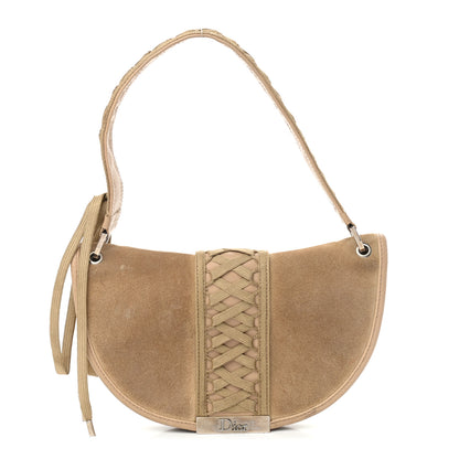 Christian Dior Suede Admit It Hobo Beige 1 of 12