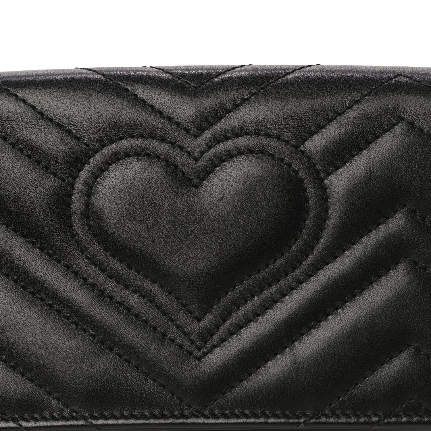 Gucci Calfskin Matelasse GG Marmont Mini Bag Black 15 of 16