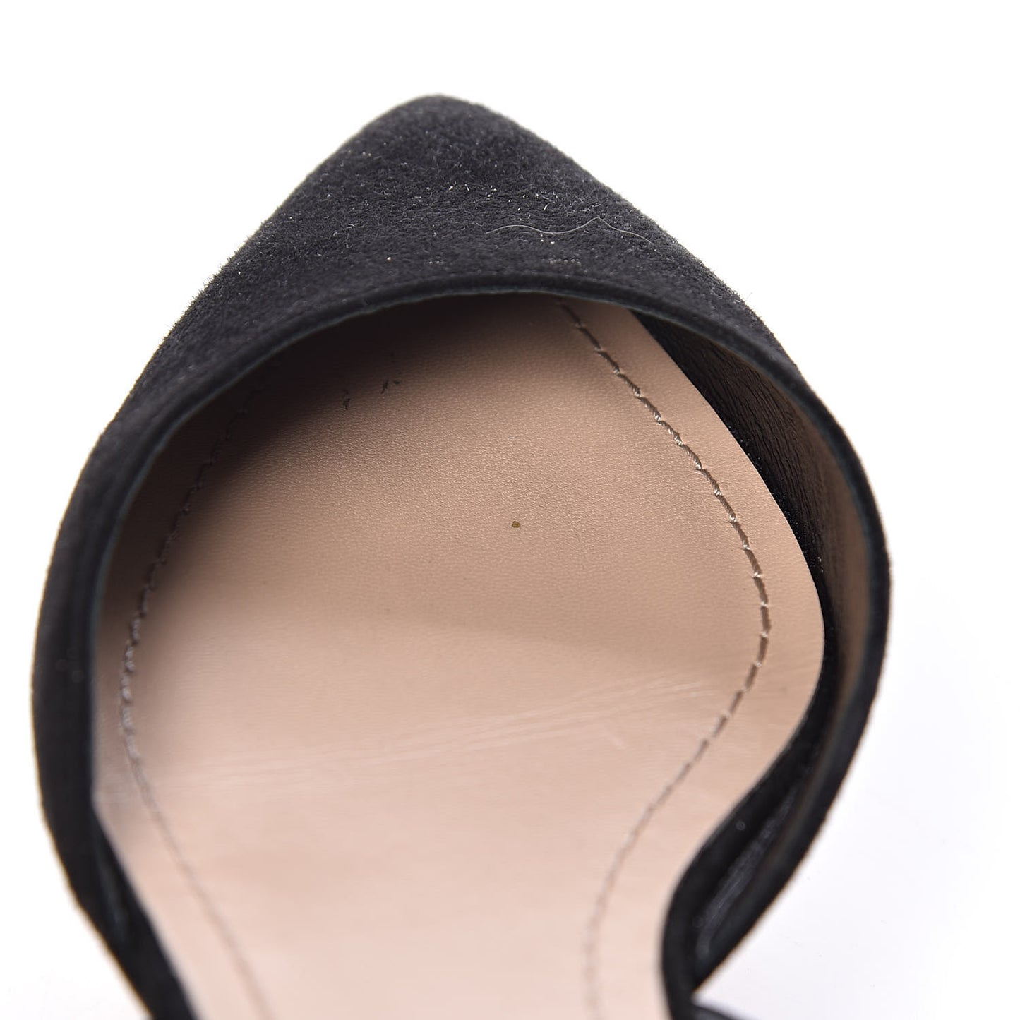 Suede Feather Dior Ethnie Flats 38.5 Black