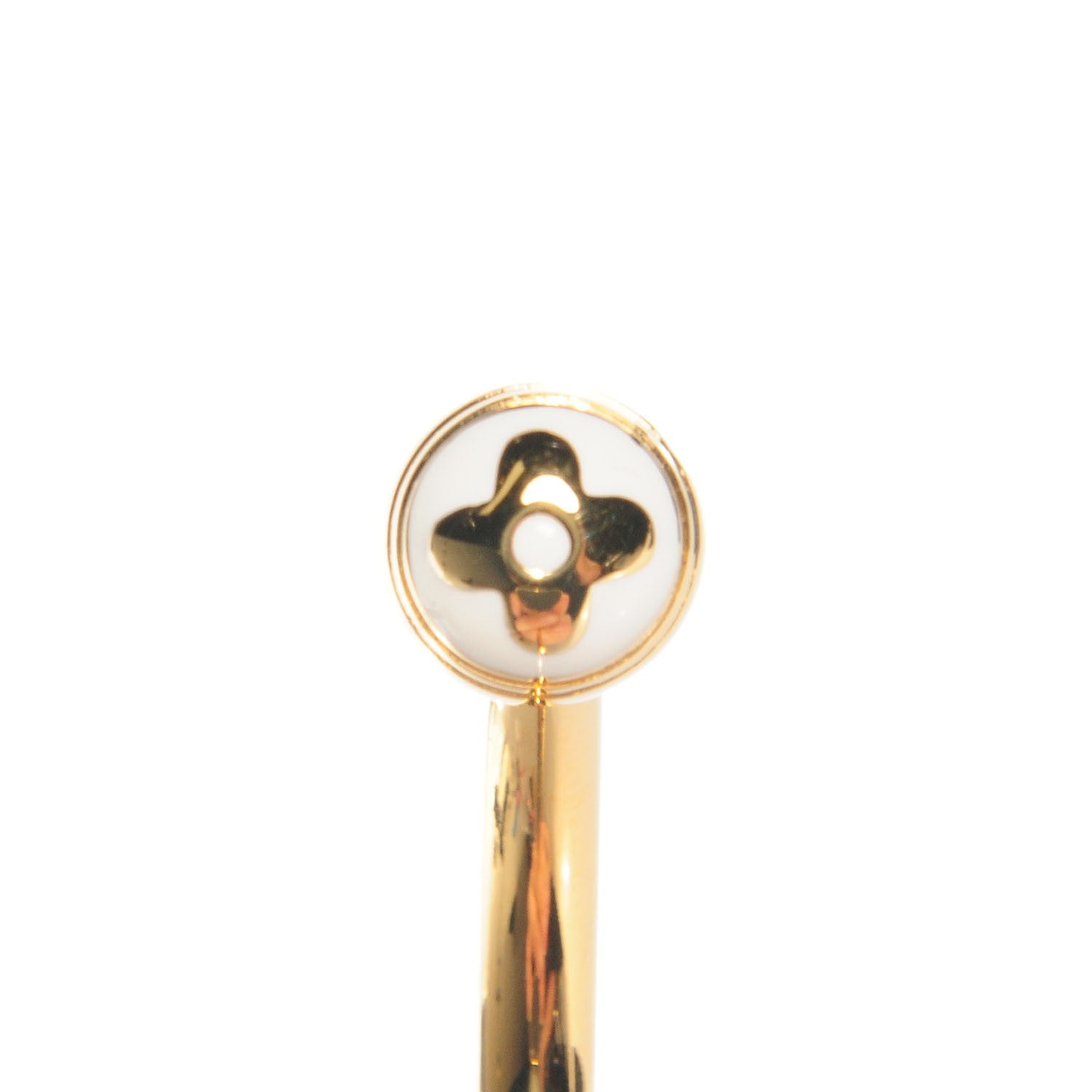 Louis Vuitton Fleur Purse Hook Red Gold 3 of 4