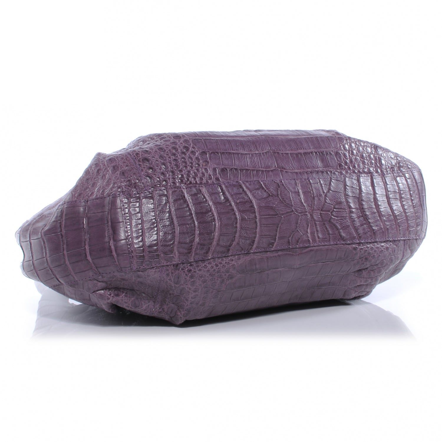 Nancy Gonzalez Crocodile Satchel Purple 4 of 7