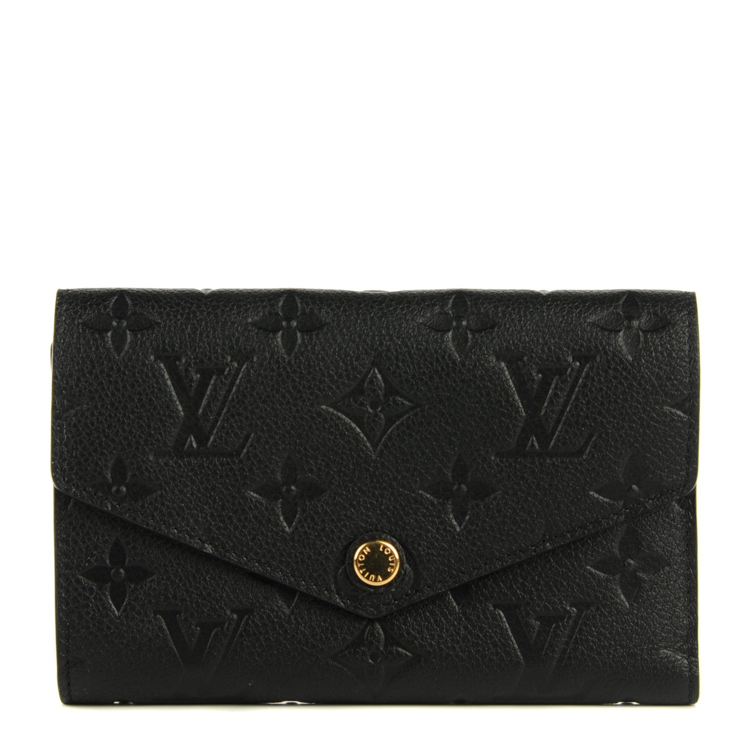 Louis Vuitton Empreinte Compact Curieuse Wallet Black 1 of 7