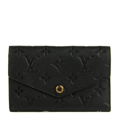 Louis Vuitton Empreinte Compact Curieuse Wallet Black 1 of 7