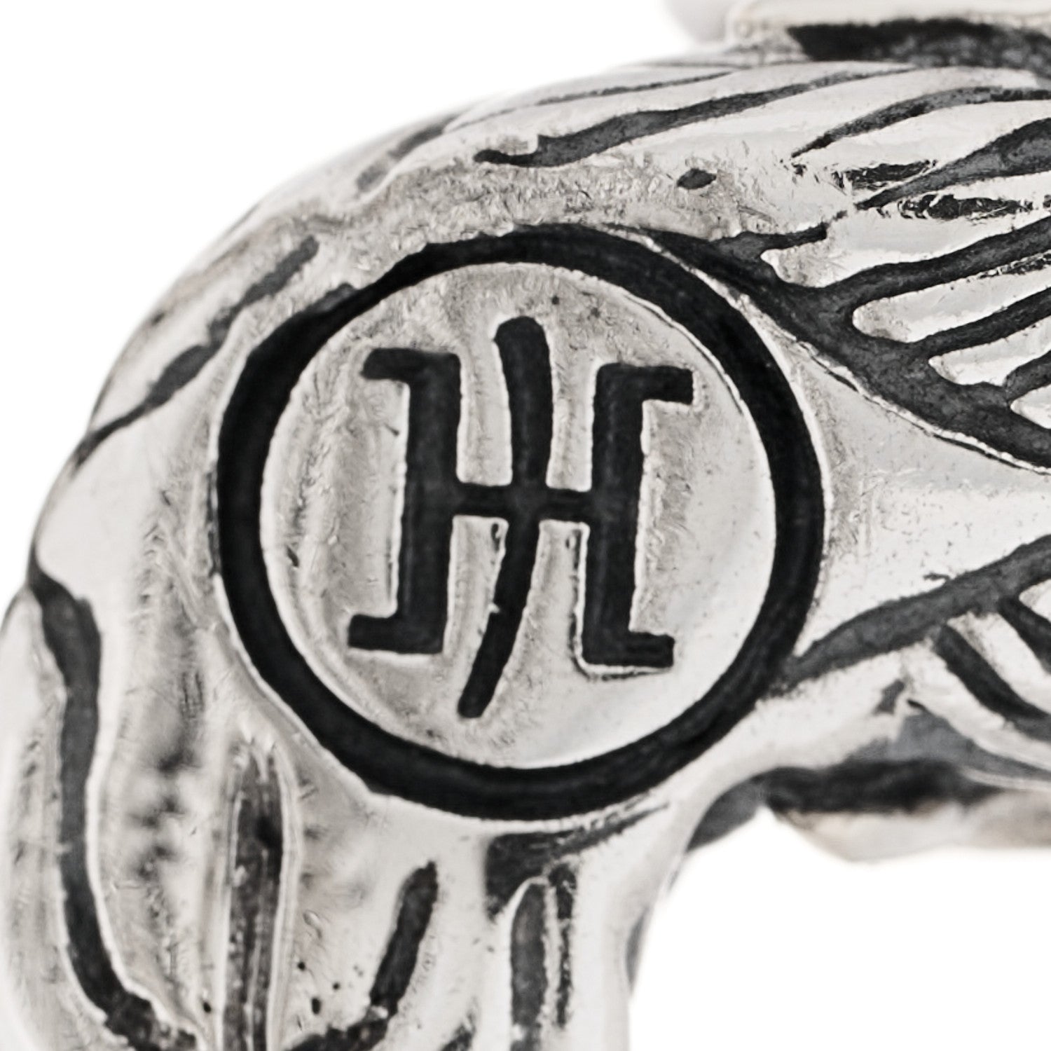 John Hardy Sterling Silver 18K Yellow Gold Naga Dragon Coil Ring 57 8 5 of 6