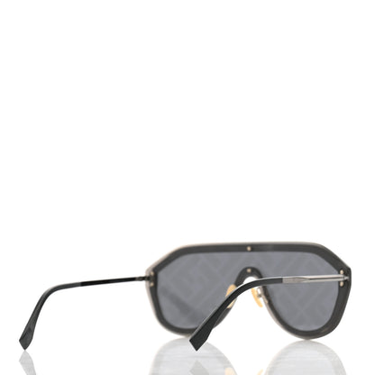 Fendi FF Fabulous Shield Sunglasses FF M0039/G/S Black 4 of 7
