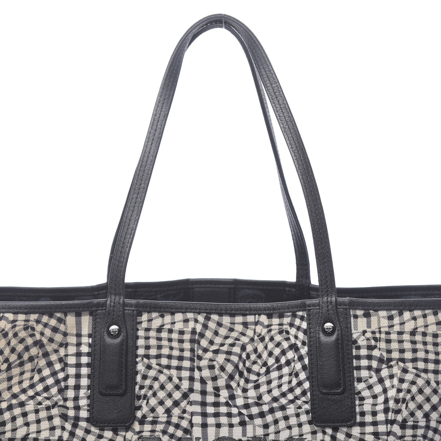 MCM Visetos Large Liz Reversible Shopper Tote Black 18 of 18