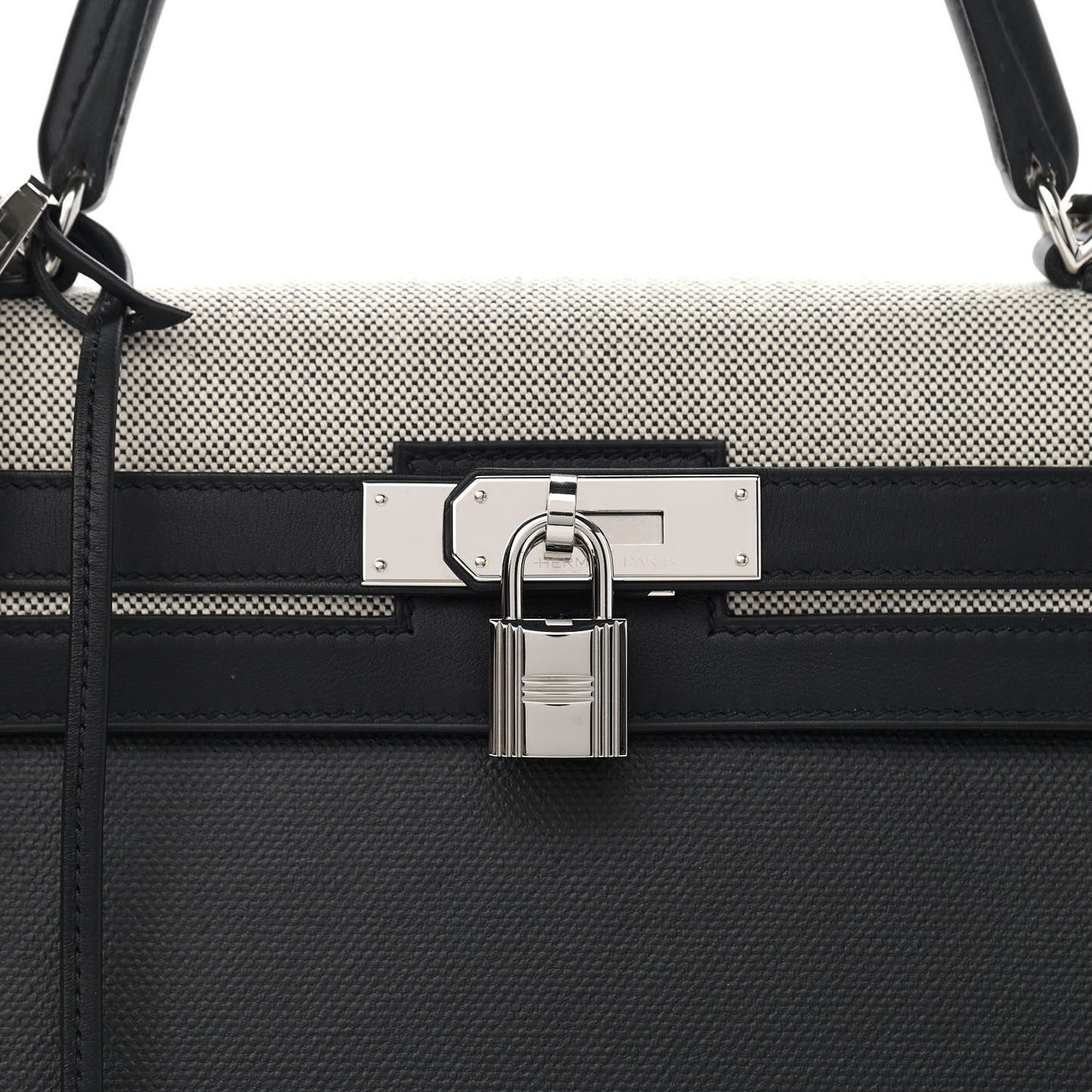 Berline Toile Swift Kelly Sellier 32 Black Ecru